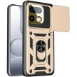 Чехол с защитой камеры Deexe Armor Shield для Realme 16 Pro Plus - Gold (428510F)