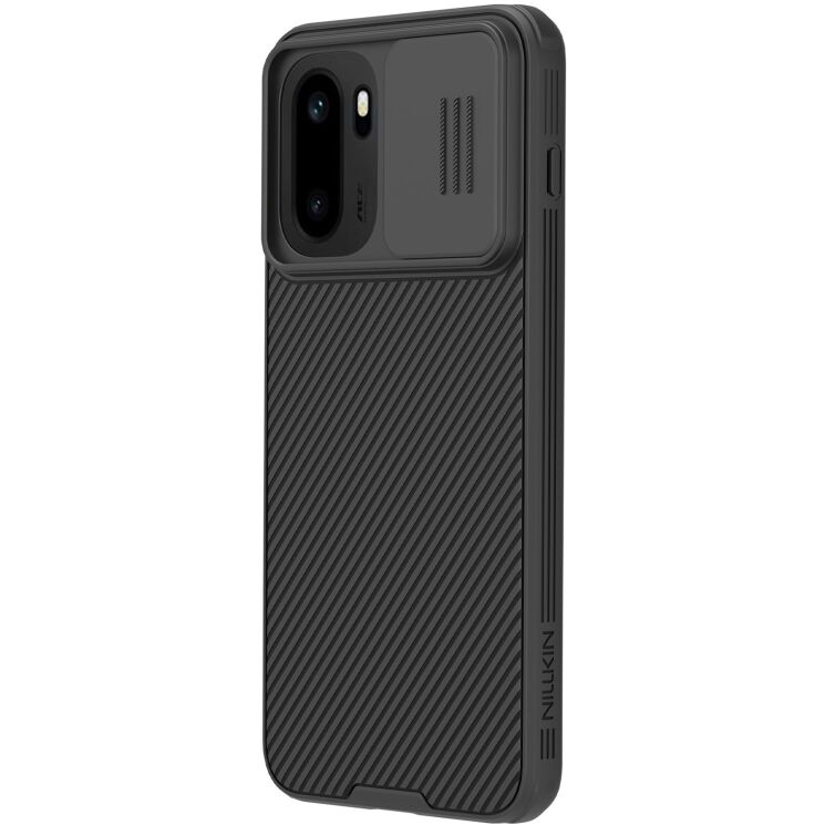 Чехол со шторкой для камеры NILLKIN CamShield Pro для OnePlus 15R / Ace 6 / Ace 6T - Black: фото 2 из 16