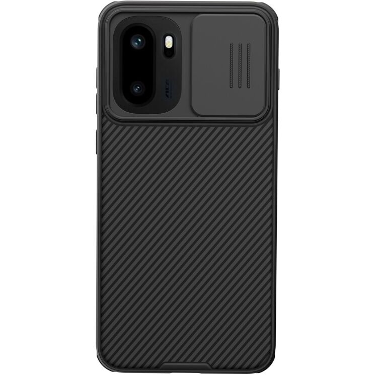 Чехол со шторкой для камеры NILLKIN CamShield Pro для OnePlus 15R / Ace 6 / Ace 6T - Black: фото 1 из 16