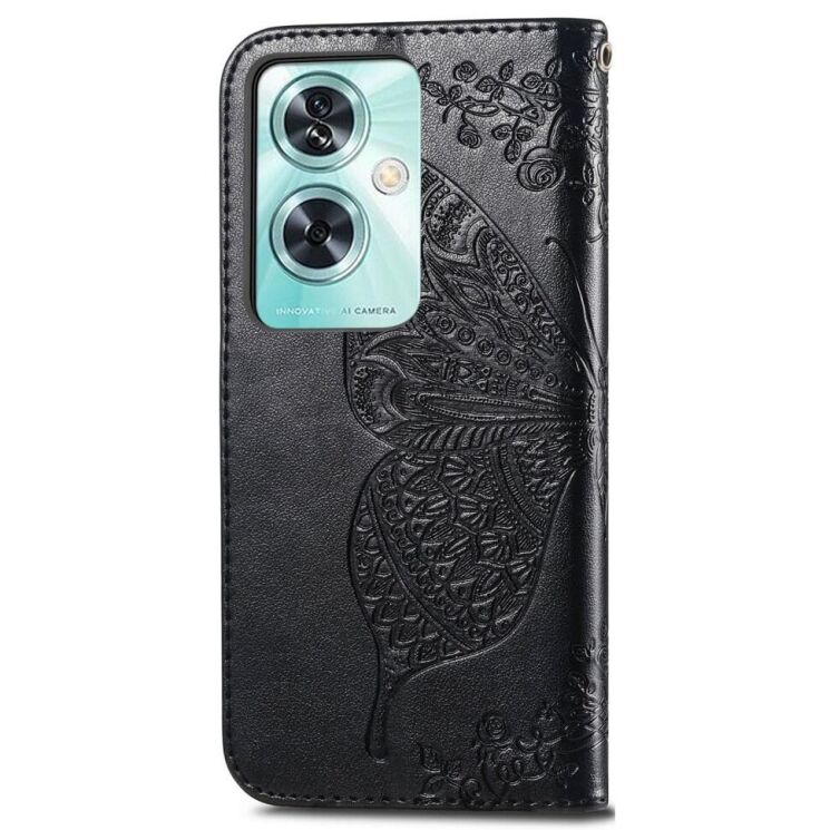 Чехол UniCase Butterfly Pattern для OnePlus Nord N30 SE - Black: фото 5 из 8