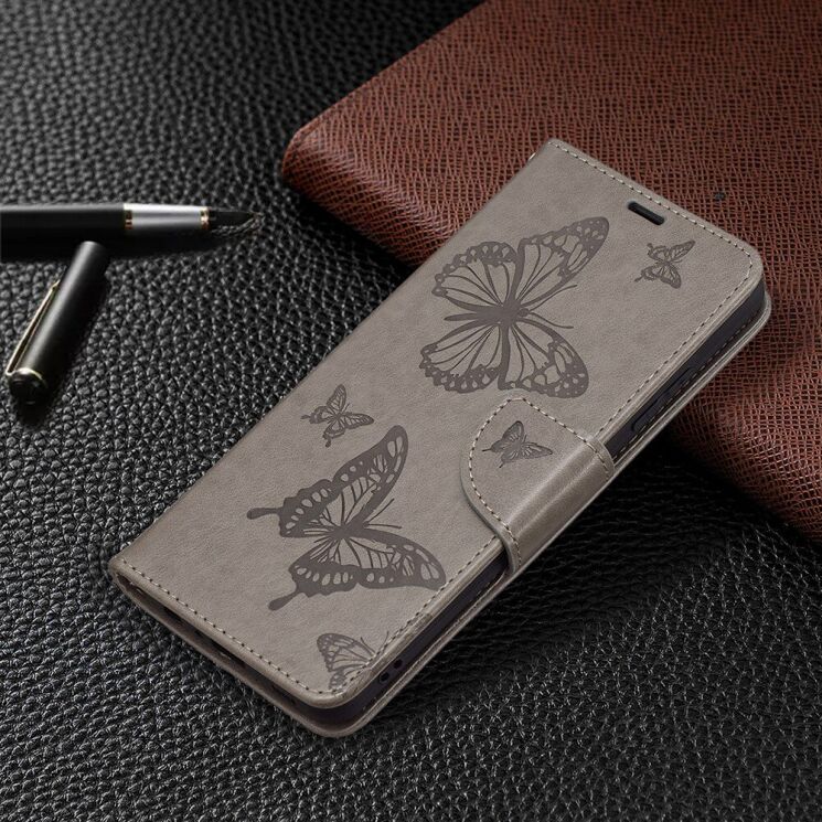 Чехол UniCase Butterfly Pattern для Samsung Galaxy A32 (А325) - Grey: фото 5 из 10