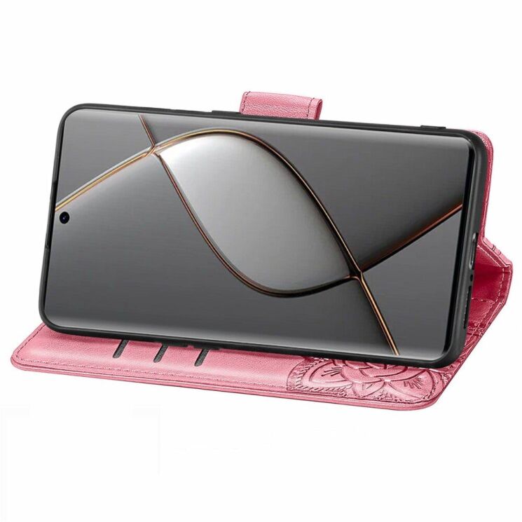 Чехол UniCase Butterfly Pattern для TECNO Spark 20 Pro+ - Pink: фото 3 из 8