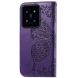 Чехол UniCase Butterfly Pattern для Xiaomi 14T Pro - Dark Purple (365603DV). Фото 6 из 10