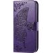 Чехол UniCase Butterfly Pattern для Xiaomi 14T Pro - Dark Purple (365603DV). Фото 5 из 10