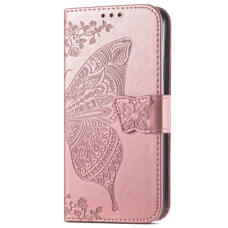 Чохол UniCase Butterfly Pattern для ZTE Blade A75 - Rose Gold: фото 6 з 6