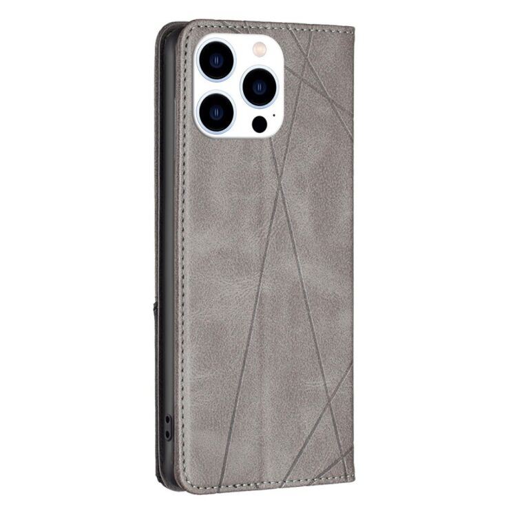 Чехол UniCase Geometric Pattern для Apple iPhone 14 Pro - Grey: фото 3 из 8