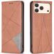 Чохол UniCase Geometric Pattern для Apple iPhone 17 Pro - Brown (387313Z). Фото 1 з 8