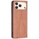 Чохол UniCase Geometric Pattern для Apple iPhone 17 Pro - Brown (387313Z). Фото 3 з 8