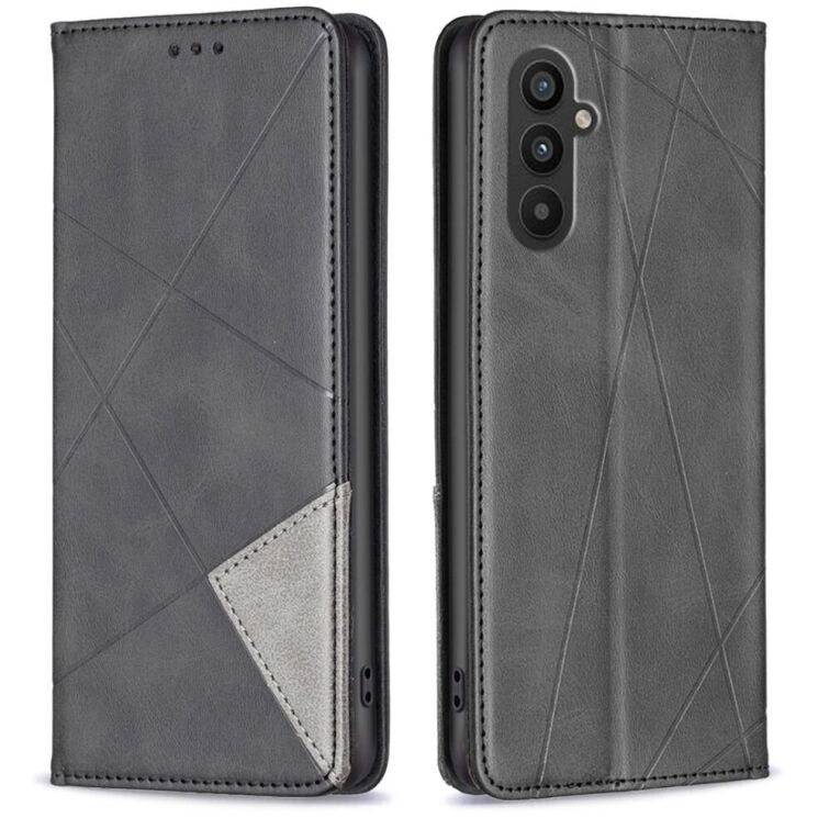 Чехол UniCase Geometric Pattern для Samsung Galaxy A25 (A256) - Black: фото 1 из 9