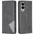 Чехол UniCase Geometric Pattern для Samsung Galaxy S25 Edge (S937) - Black: фото 1 из 11