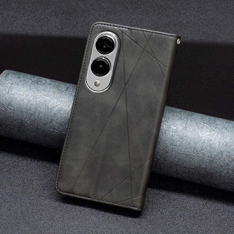 Чехол UniCase Geometric Pattern для Samsung Galaxy S25 Edge (S937) - Black: фото 4 из 11