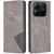 Чехол UniCase Geometric Pattern для Xiaomi Redmi Note 14 4G - Grey: фото 1 из 8