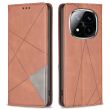 Чехол UniCase Geometric Pattern для Xiaomi Redmi Note 14 Pro - Brown (373502Z)
