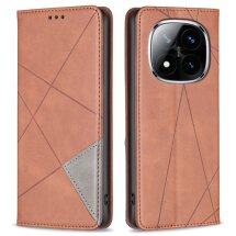 Чехол UniCase Geometric Pattern для Xiaomi Redmi Note 14 Pro - Brown: фото 1 из 8