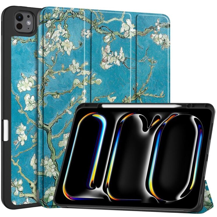 Чехол UniCase Soft Life Style для Apple iPad Pro 13 (2024) - Apricot Blossom: фото 1 из 8