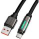 Кабель Hoco U136 Prize USB to Type-C (5A, 1.2m) - Black (896345B). Фото 2 з 6