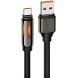 Кабель Hoco U136 Prize USB to Type-C (5A, 1.2m) - Black (896345B). Фото 1 з 6