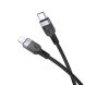 Кабель Hoco X109 Type-C to Lightning (27W, 3A, 3m) - Black (896460B). Фото 4 з 8