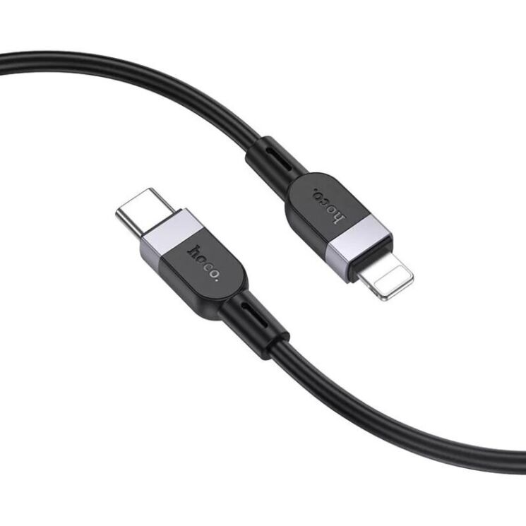 Кабель Hoco X109 Type-C to Lightning (27W, 3A, 3m) - Black: фото 3 з 8