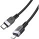 Кабель Hoco X109 Type-C to Lightning (27W, 3A, 3m) - Black (896460B). Фото 2 з 8