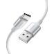 Кабель UGREEN US288 USB to Type-C (3A, 0.5m) 60130 - White (896533W). Фото 2 из 16