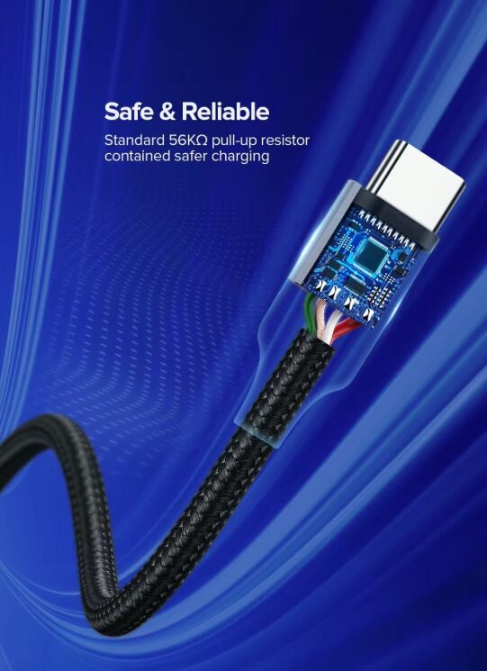 Кабель UGREEN US288 USB to Type-C (3A, 0.5m) 60130 - White: фото 10 из 16