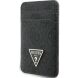 Кардхолдер з ремінцем для смартфону Guess triangle MagSafe (GUBPWMWSP4GTK) - Black (982439B). Фото 3 з 6