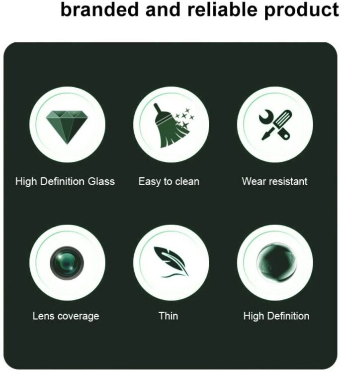 Комплект захисних стекол IMAK Camera Lens Protector для Apple iPad Air 11 M3/M2 (2025/2024): фото 5 из 7