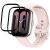 Комплект защитных пленок Deexe Protector Film для Huami Amazfit Active (A2211) - Black: фото 1 из 6