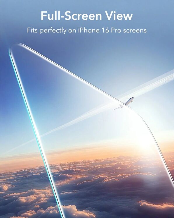Комплект защитных стекол ESR Screen Protector Set для Apple iPhone 16 Pro: фото 5 из 8