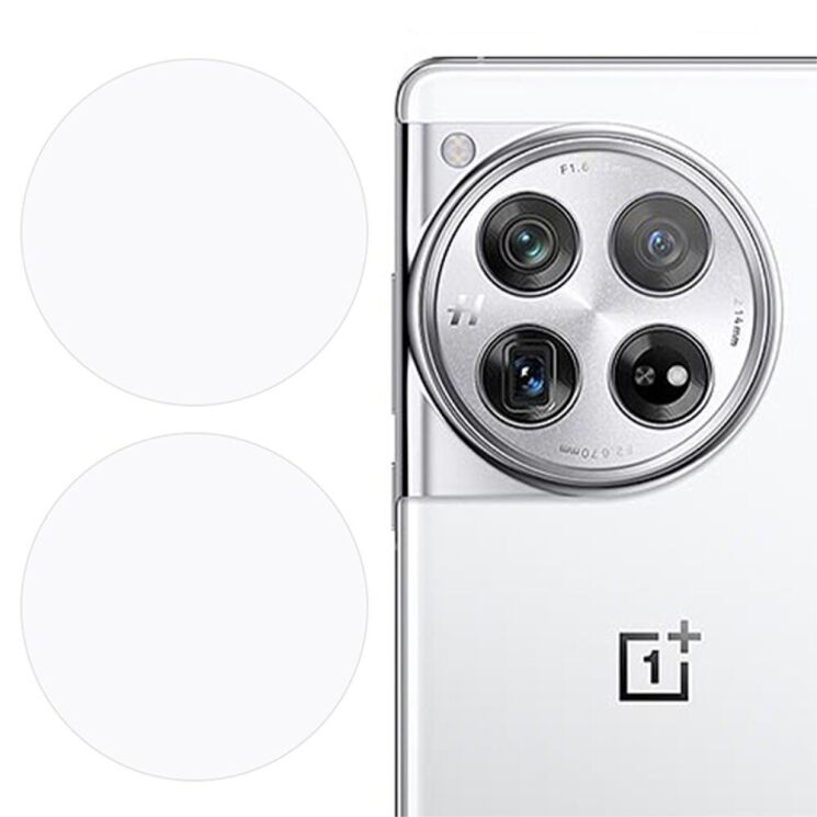 Комплект защитных стекол на заднюю камеру Deexe Camera Lens Protector для OnePlus 12: фото 1 из 6