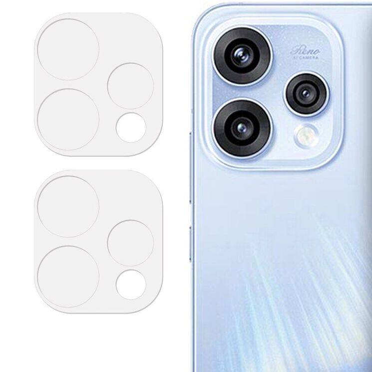 Комплект защитных стекол на заднюю камеру Deexe Camera Lens Protector для OPPO Reno 15 (405725) Комплект защитных стекол на заднюю камеру Deexe Camera Lens Protector для OPPO Reno 15: фото 1 из 6
