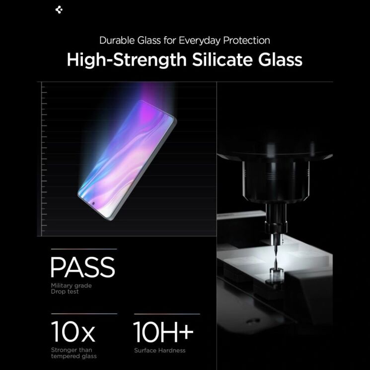 Комплект захисних стекол Spigen GLAS.tR EZ Fit Pro Anti Reflection для Samsung Galaxy S26 Ultra (S948) AGL11069: фото 8 з 13
