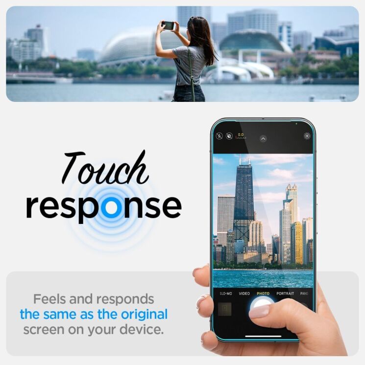 Комплект защитных стекол Spigen (SGP) GLAS.tR EZ Fit Sensor Protected для Google Pixel 9 Pro XL: фото 12 из 14