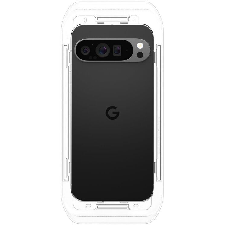 Комплект защитных стекол Spigen (SGP) GLAS.tR EZ Fit Sensor Protected для Google Pixel 9 Pro XL: фото 8 из 14