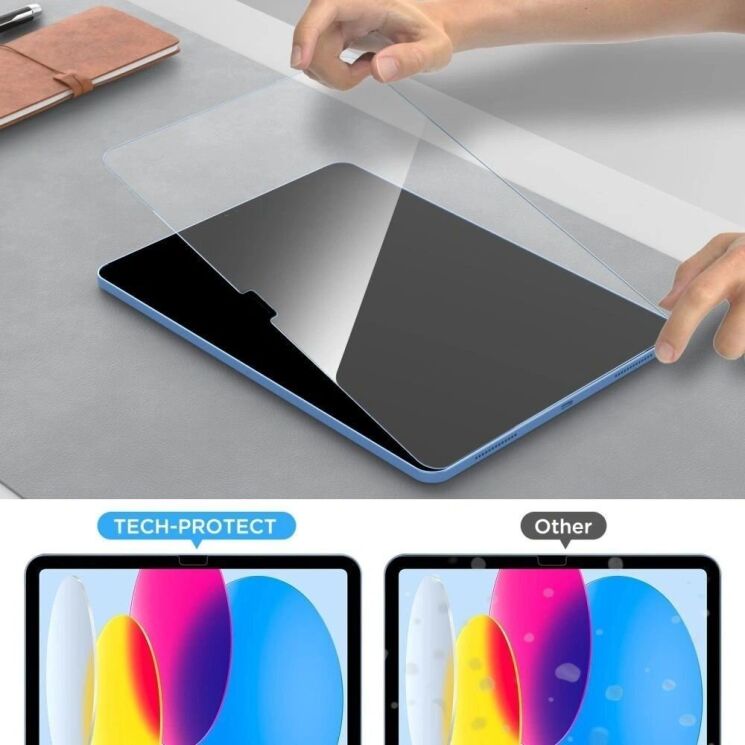 Комплект захисних стекол Tech-Protect Glass Fit + для Xiaomi Pad 7 / Pad 7 Pro / Pad 8 / Pad 8 Pro: фото 3 з 6