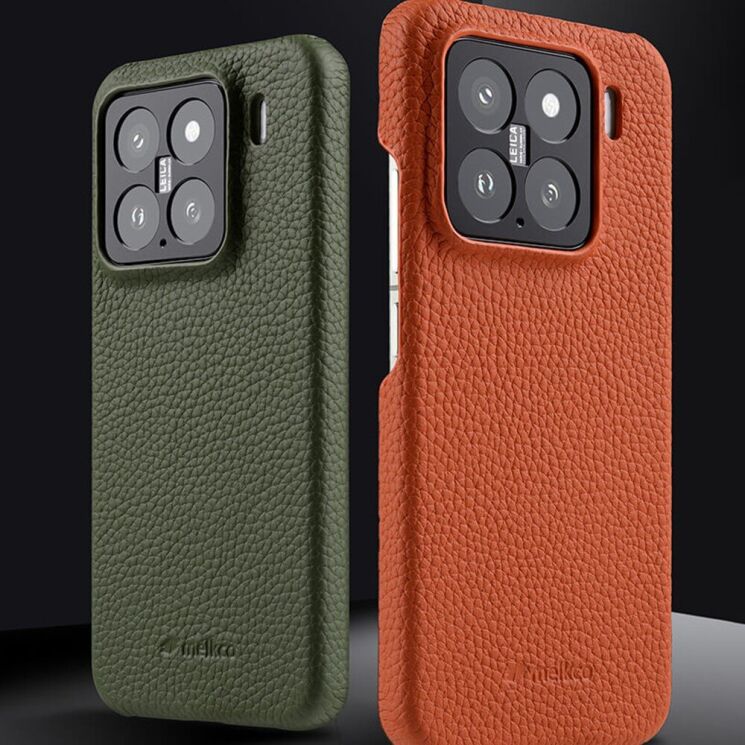 Шкіряний чохол MELKCO Leather Case для Xiaomi 15 - Black: фото 6 з 9