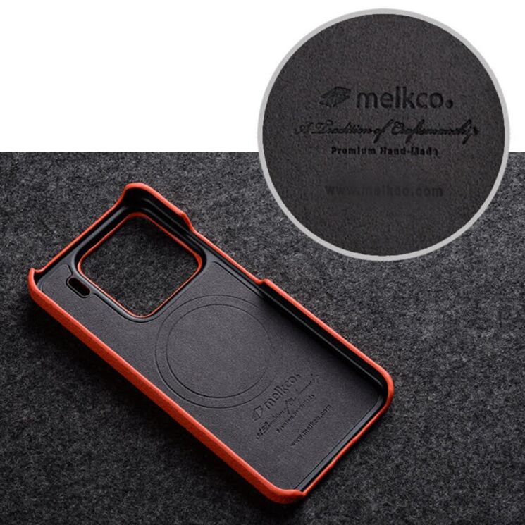 Шкіряний чохол MELKCO Leather Case для Xiaomi 15 - Black: фото 5 з 9