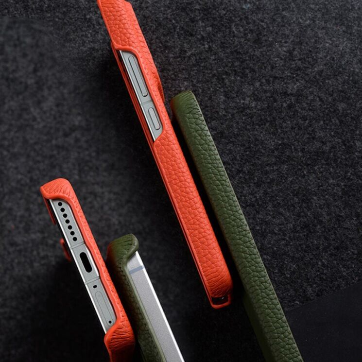 Шкіряний чохол MELKCO Leather Case для Xiaomi 15 - Black: фото 8 з 9