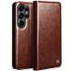 Кожаный чехол QIALINO Classic Case для Samsung Galaxy S26 Ultra - Brown (404450Z). Фото 1 из 13