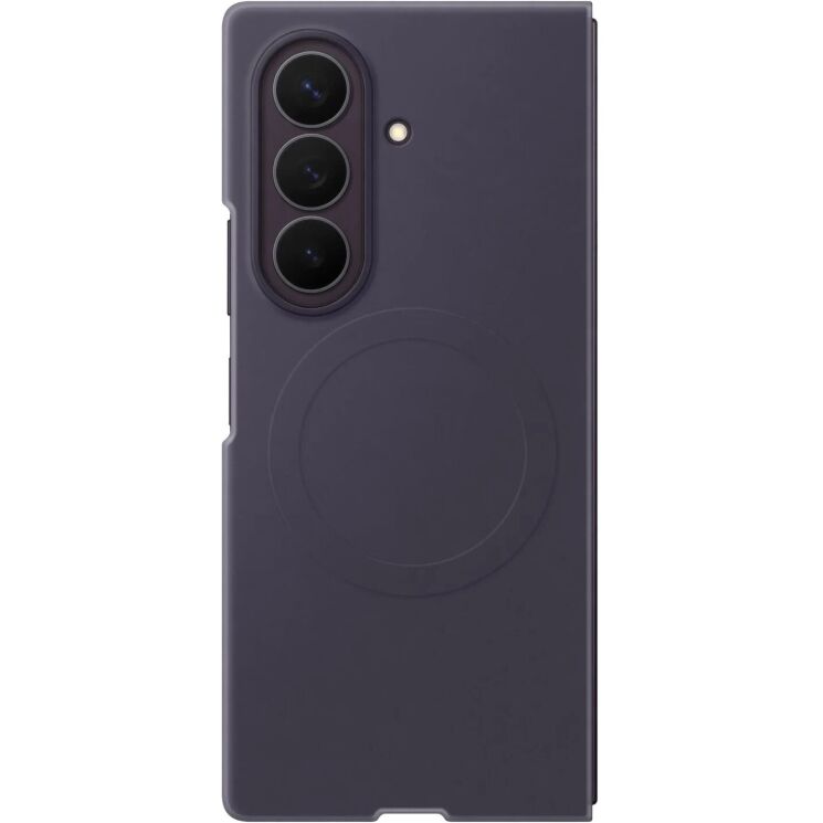 Оригінальний чохол Silicone Magnet Case для Samsung Galaxy Fold 8 Ultra (EF-EF976CVEGUA) - Dark Violet: фото 2 з 5