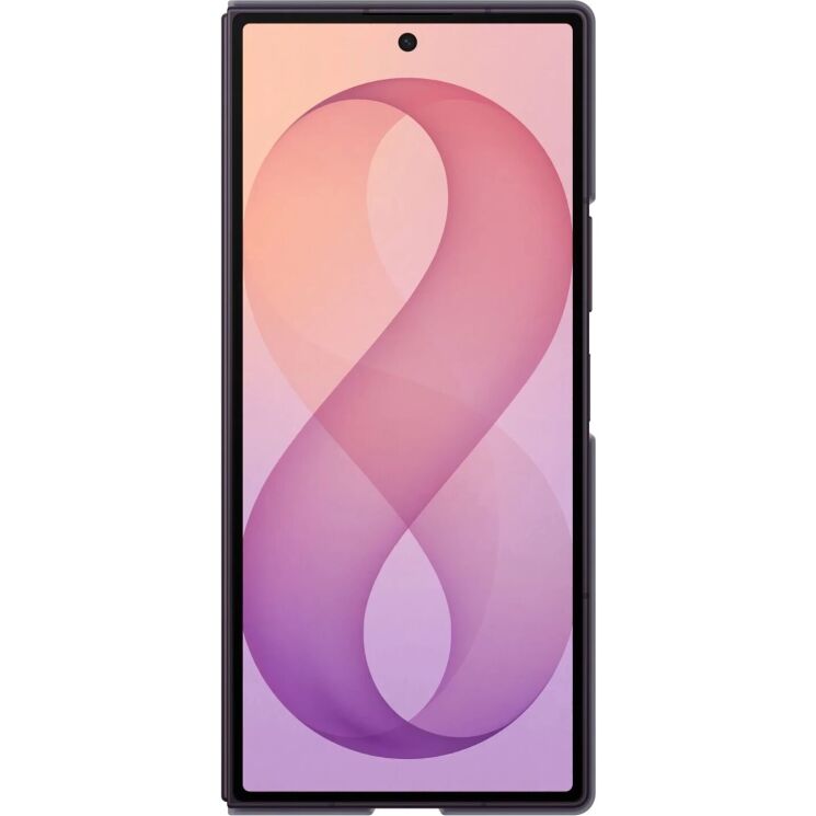 Оригінальний чохол Silicone Magnet Case для Samsung Galaxy Fold 8 Ultra (EF-EF976CVEGUA) - Dark Violet: фото 4 з 5