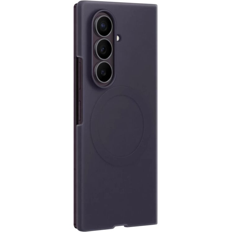 Оригінальний чохол Silicone Magnet Case для Samsung Galaxy Fold 8 Ultra (EF-EF976CVEGUA) - Dark Violet: фото 3 з 5