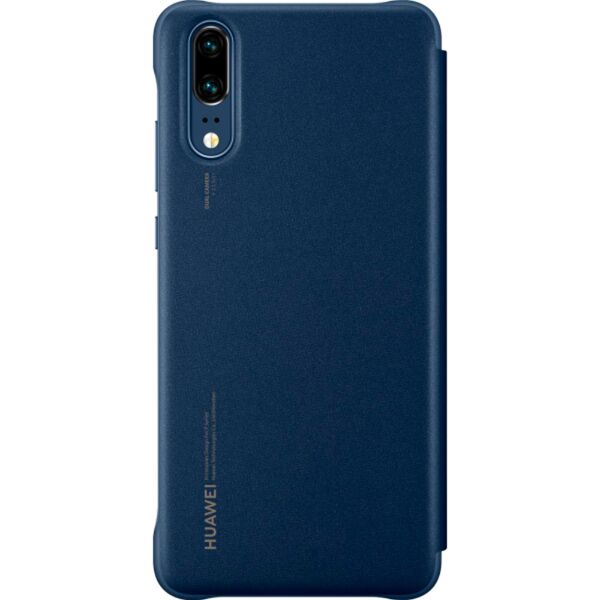 Оригинальный чехол Smart View Flip для Huawei P20 - Dark Blue: фото 2 из 6
