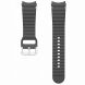 Оригинальный ремешок Sport Band (M/L) для Samsung Galaxy Watch 4 / 4 Classic / 5 / 5 Pro / 6 / 6 Classic / 7 / FE (ET-SNL31LBEGEU) - Dark Gray (358107B). Фото 2 из 3