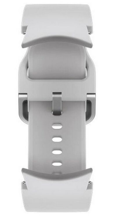 Оригинальный ремешок Sport Band (Size M/L) для Samsung Galaxy Watch 4 / 4 Classic / 5 / 5 Pro / 6 / 6 Classic / 7 / FE (ET-SFR87LSEGRU) - Silver: фото 2 из 4