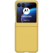 Пластиковий чохол Deexe Hard Shell (FF) для Motorola Razr 40 Ultra - Yellow: фото 1 з 7
