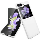Пластиковий чохол Deexe Hard Shell (FF) для Samsung Galaxy Flip 5 - White (332407W)