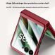 Пластиковый чехол Deexe Hinge Case для Motorola Razr 60 Ultra - Red (380406R). Фото 5 из 6