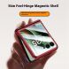 Пластиковый чехол Deexe Hinge Case для Motorola Razr 60 Ultra - Red (380406R). Фото 4 из 6